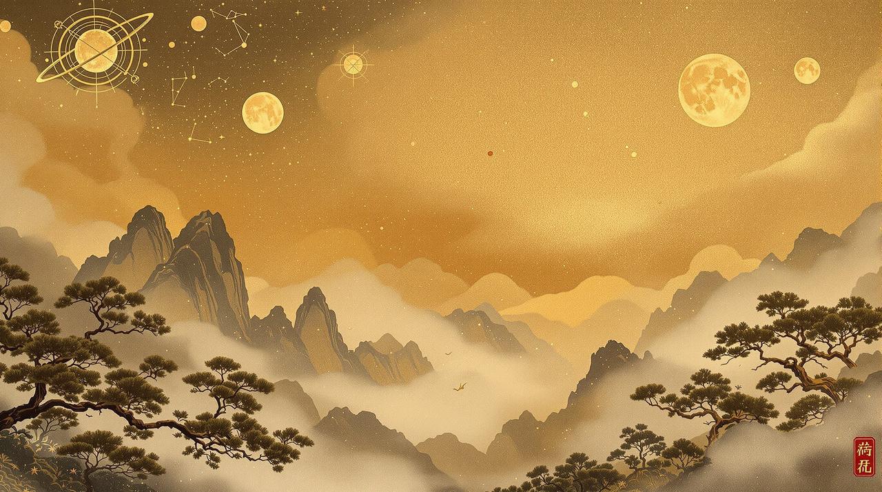 苍苍影院 - 水墨山水龙主题背景